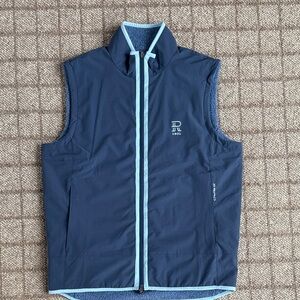 Men’s Zero Restriction Reversible Fleece Vest Blue Size M
